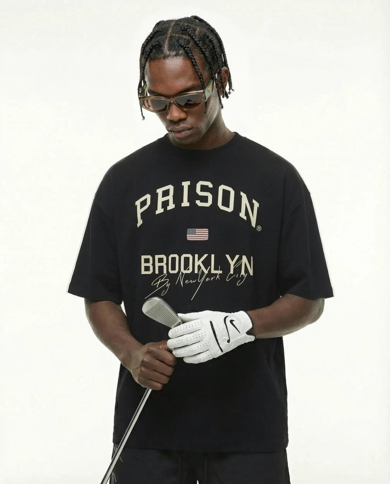 Camiseta Oversized Brooklyn Classic Preta Preto