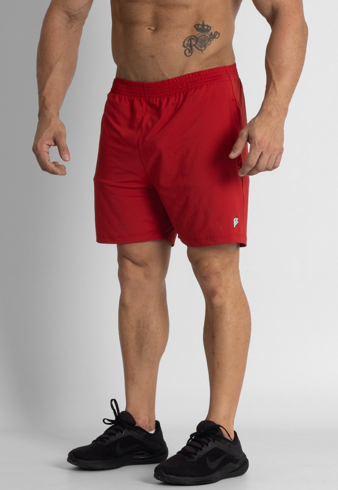 Bermuda Crown Training Poliamida Curta Original Academia Fitness