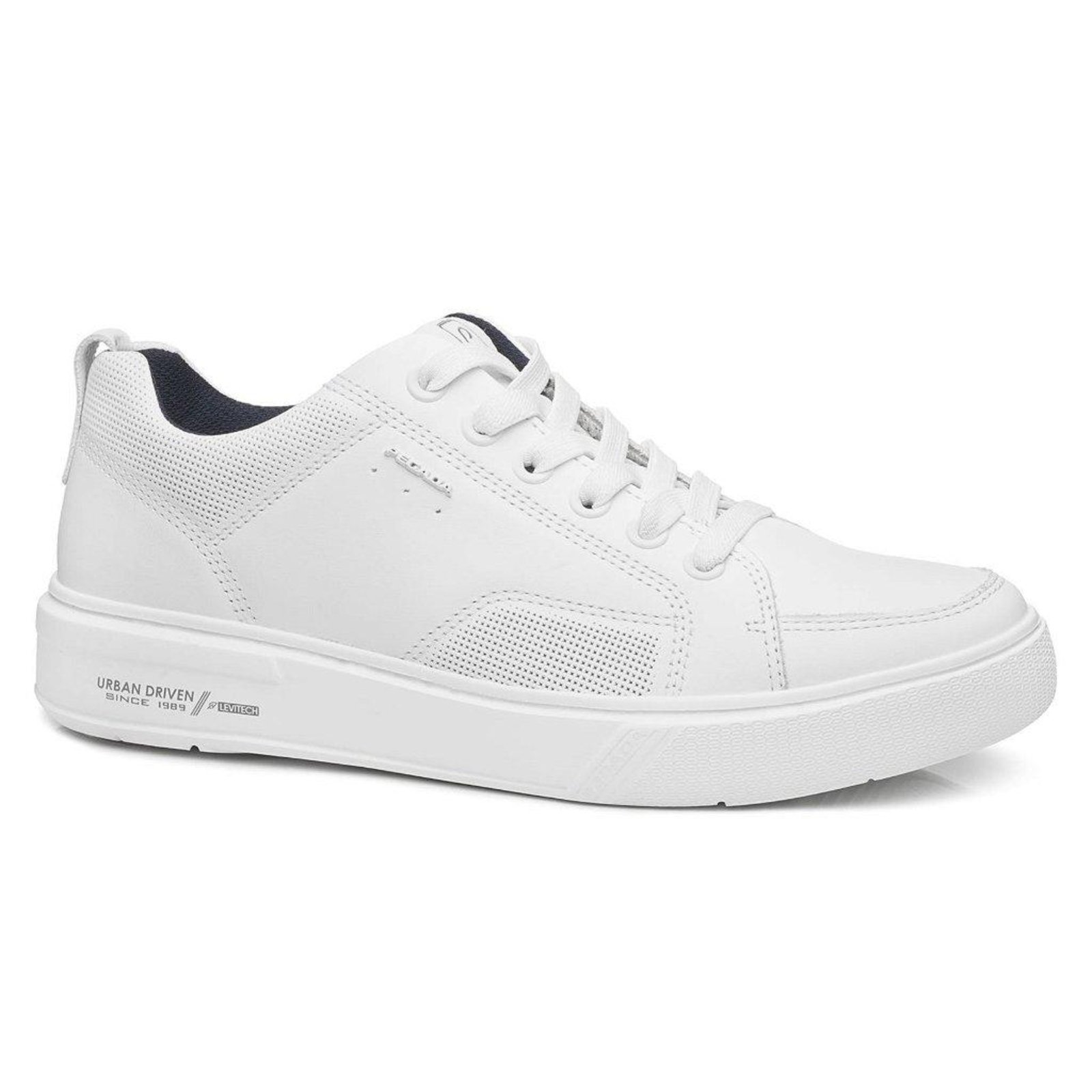 Tenis Sapatênis Pegada Stretch Masculino Napa Soft Branco Branco