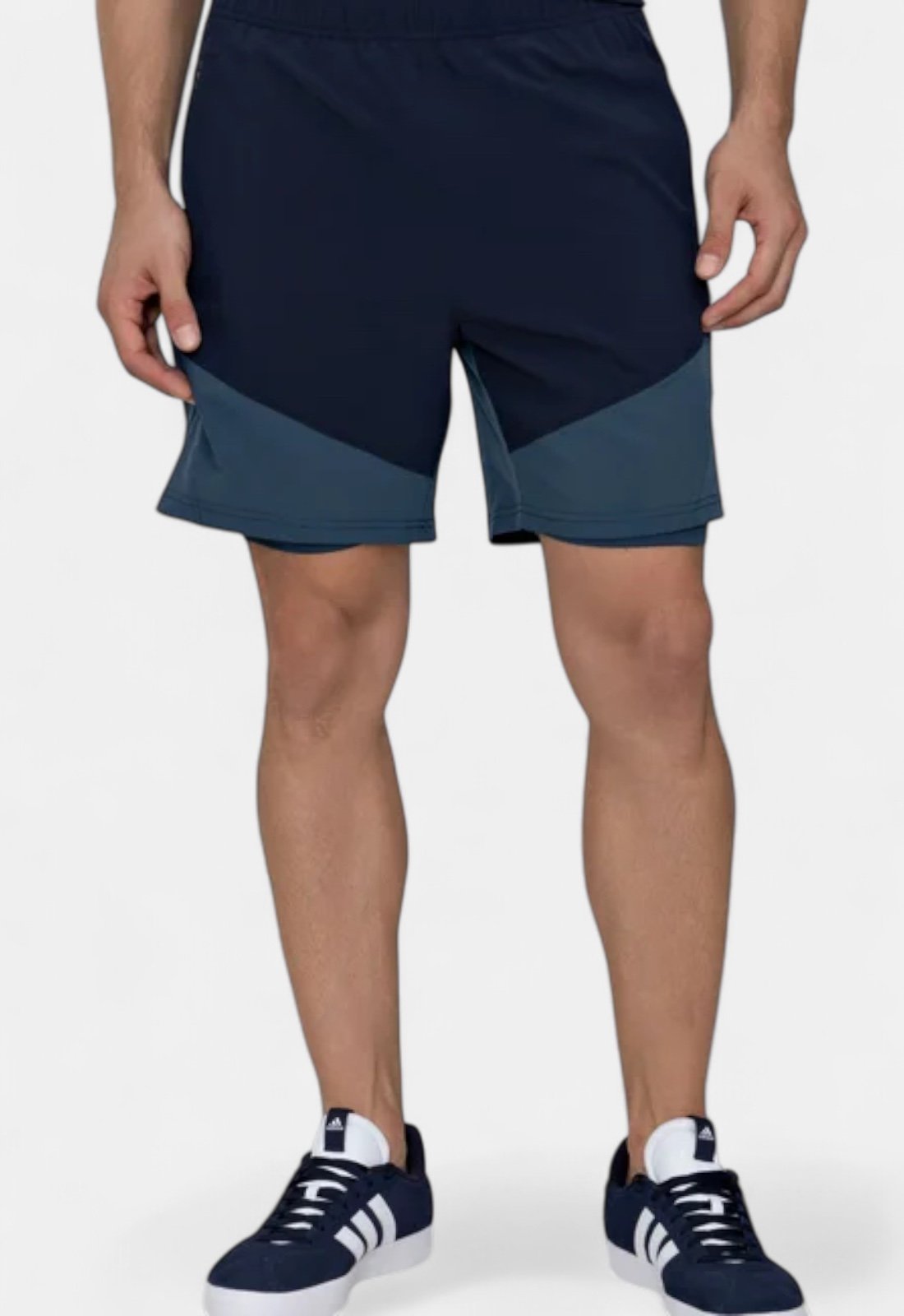 Shorts Areia Branca Yacht Gym Azul