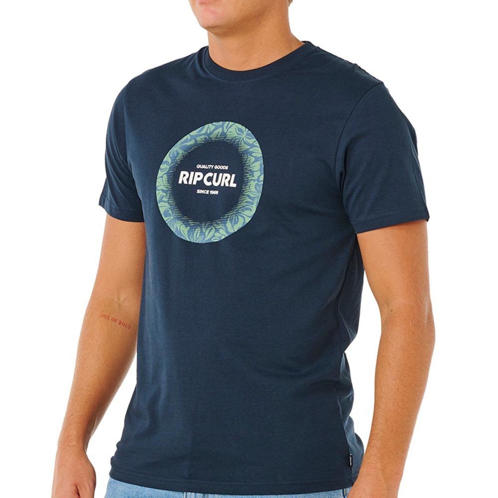 Camiseta Rip Curl Streamline Filter WT26 Masculina Dark Navy