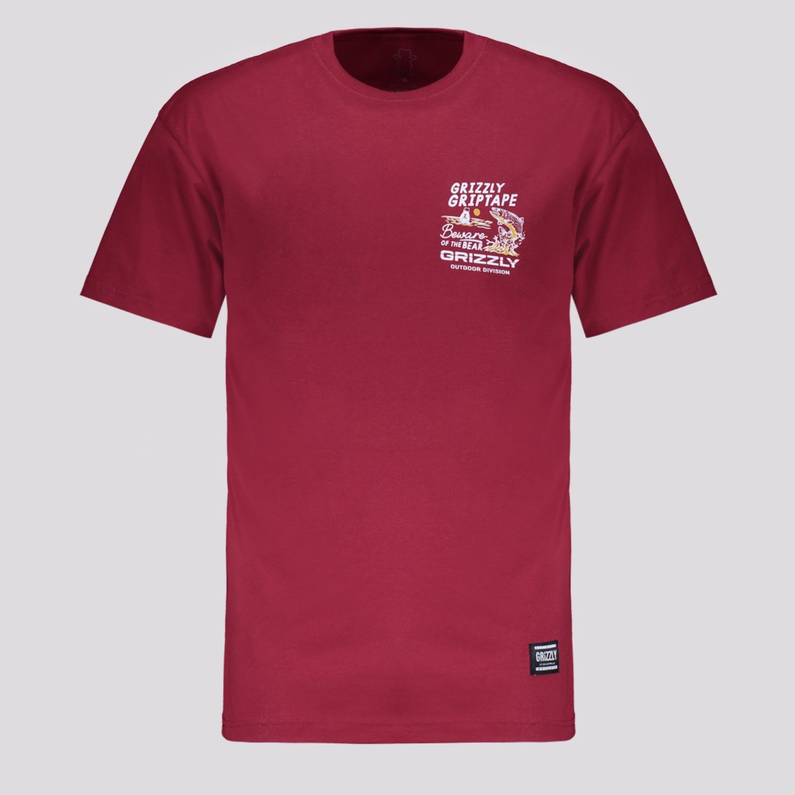 Camiseta Grizzly Cold Creek Vermelha