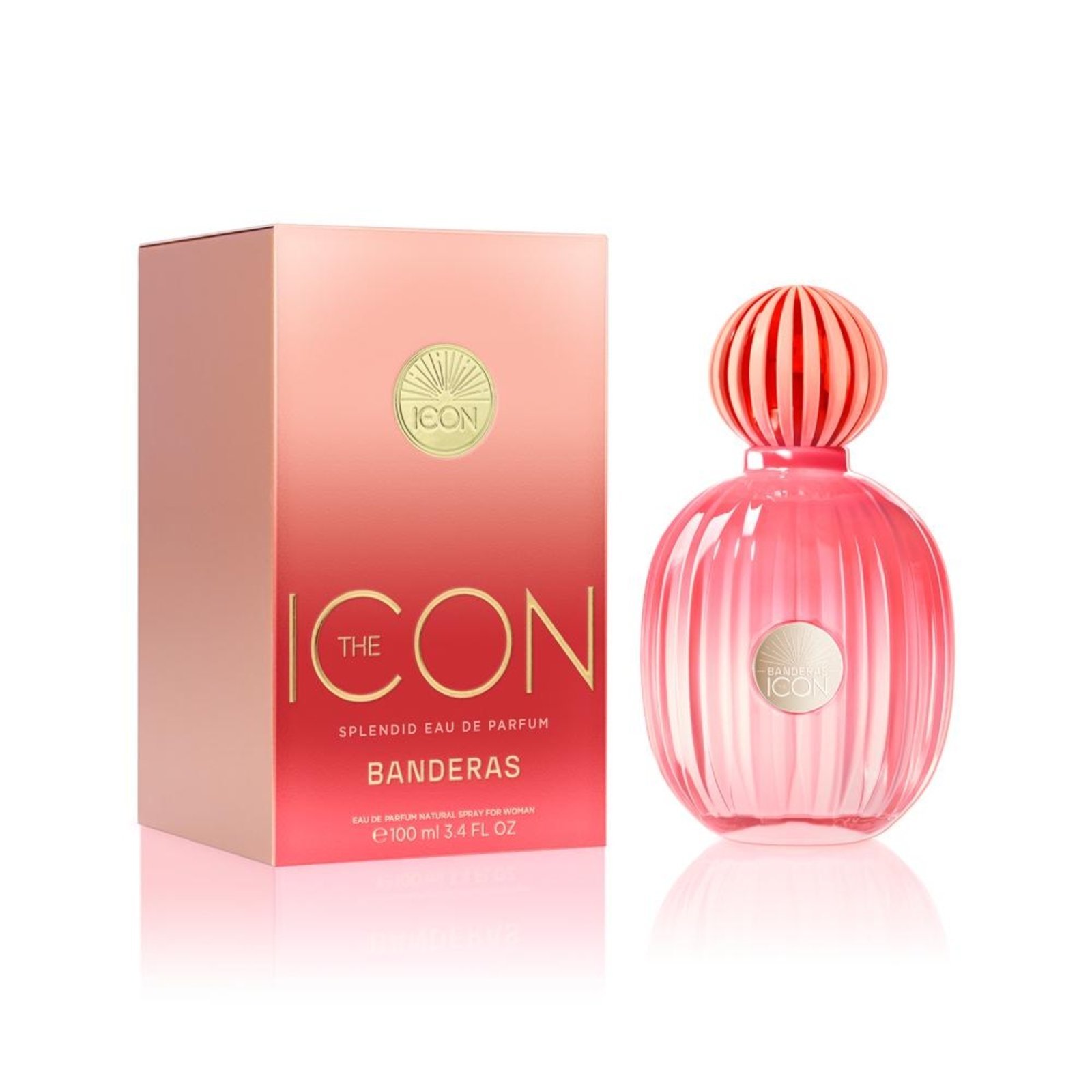 Vista 3 Banderas The Icon Splendid Eau de Parfum Perfume Feminino incolor Banderas incolor