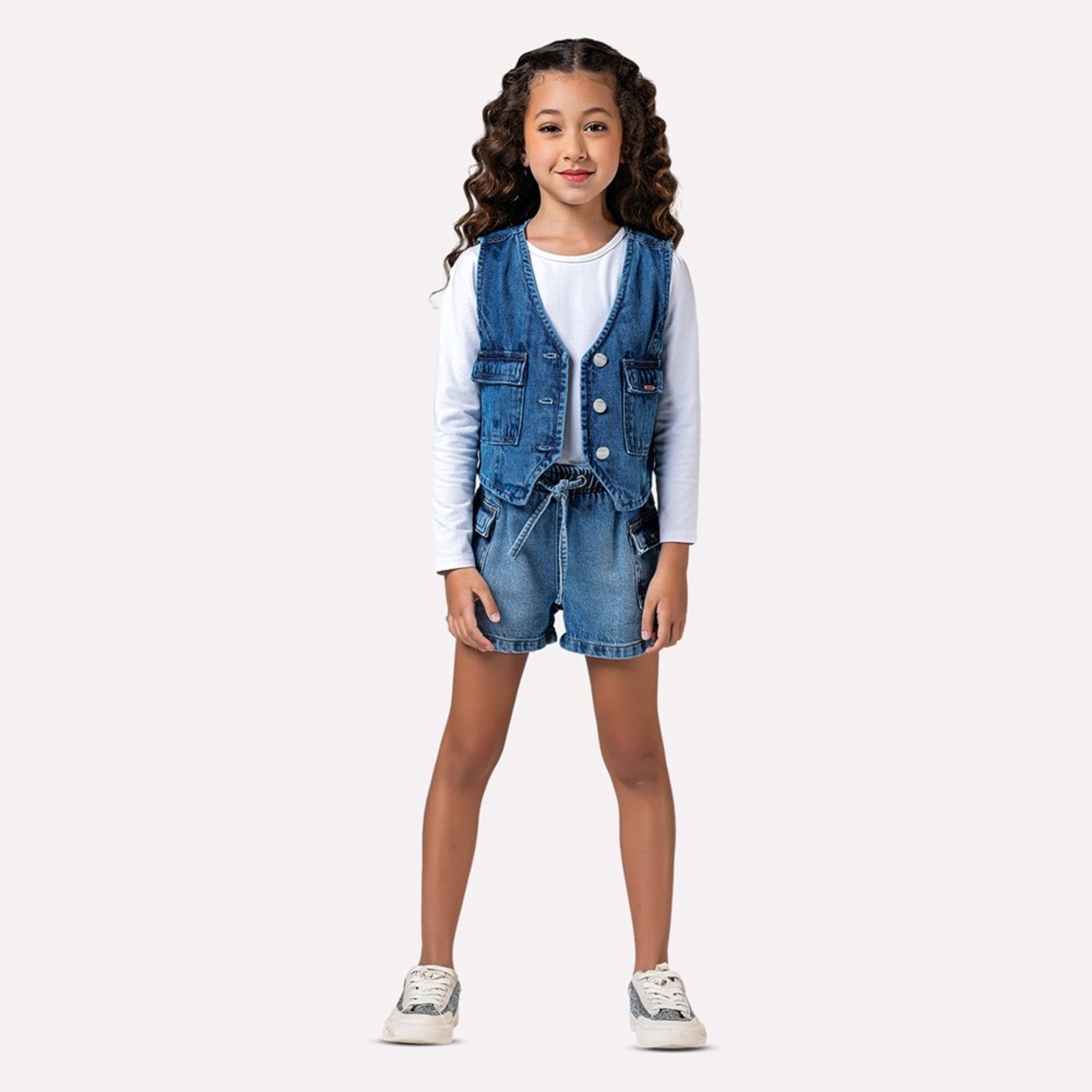 Infantil - Short Menina Cargo Mania