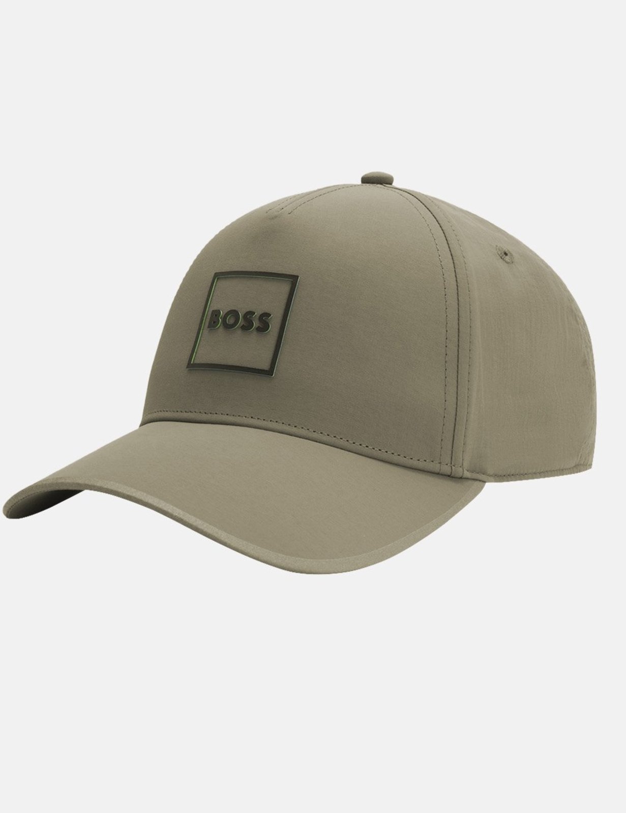 Boné Hugo Boss Masculino Rubber Logo Pyer Cáqui