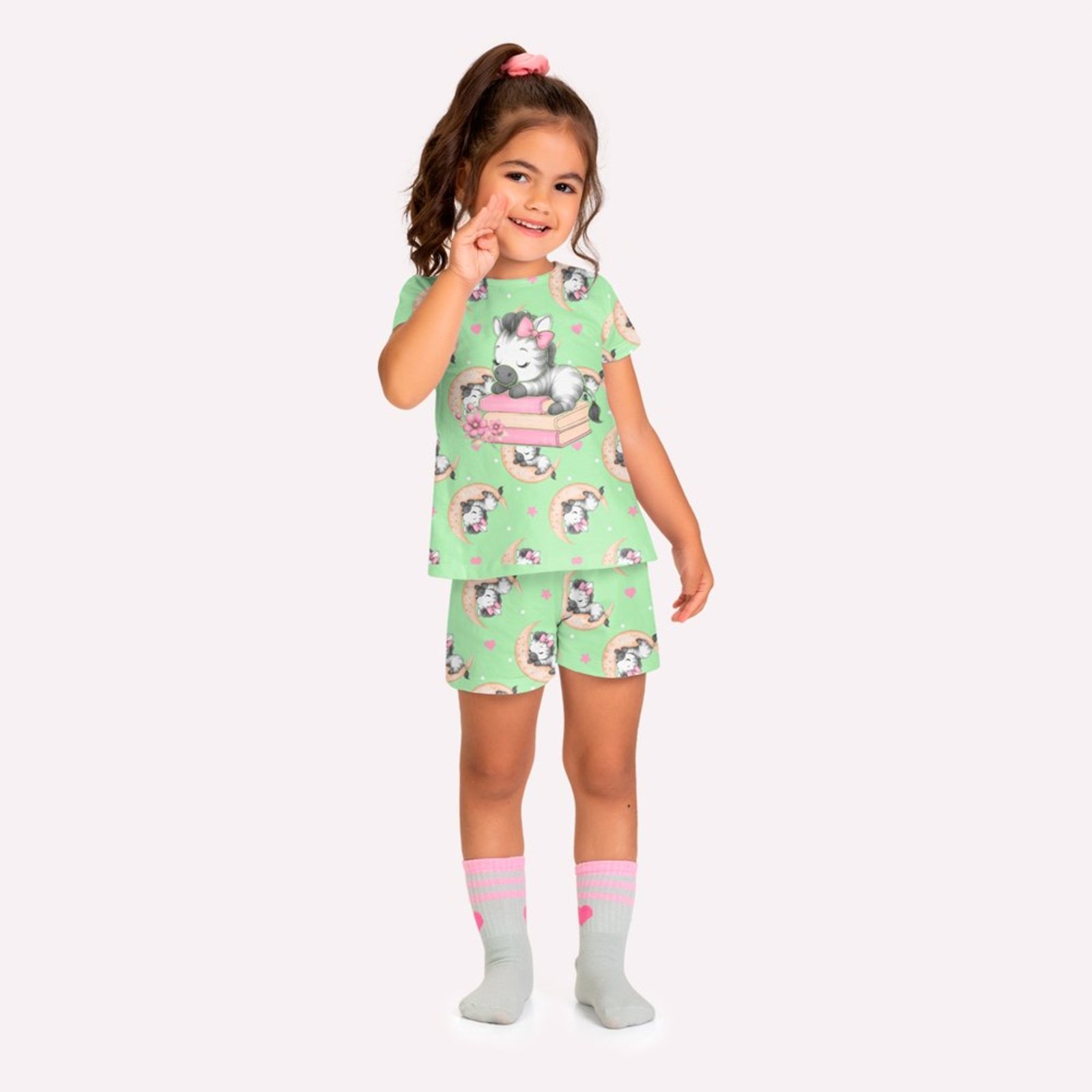 Pijama Menina Zebra Kyly