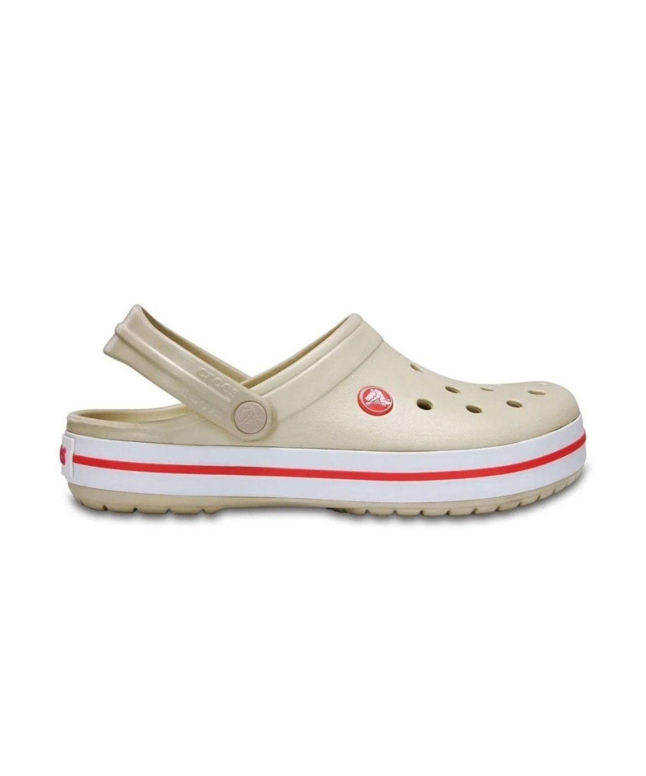 Sandália Clog Crocs Crocband Bege Bege Bege