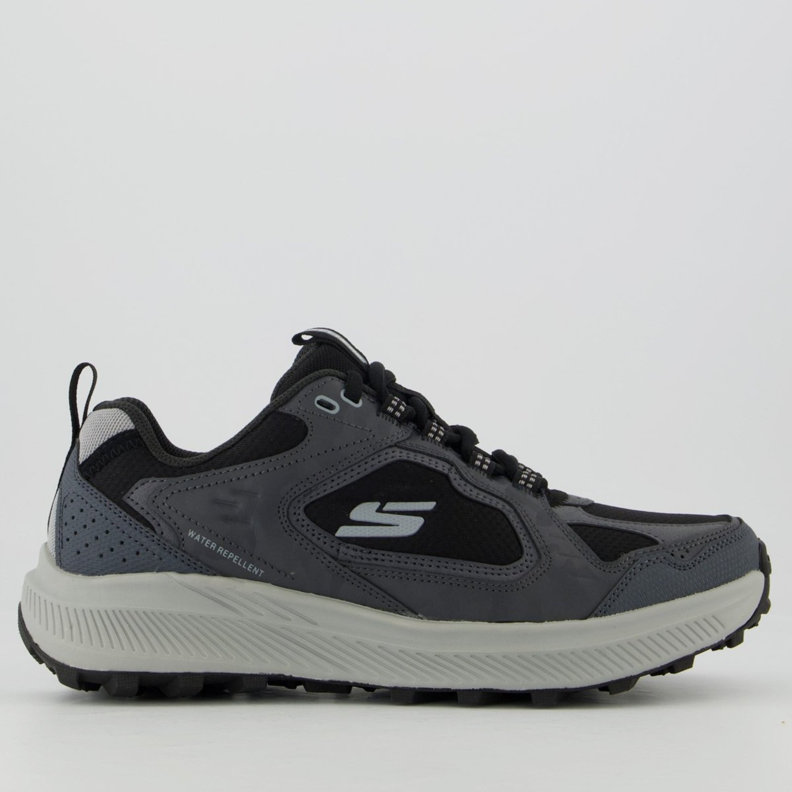 Tênis Skechers Ridgestar Cinza e Preto