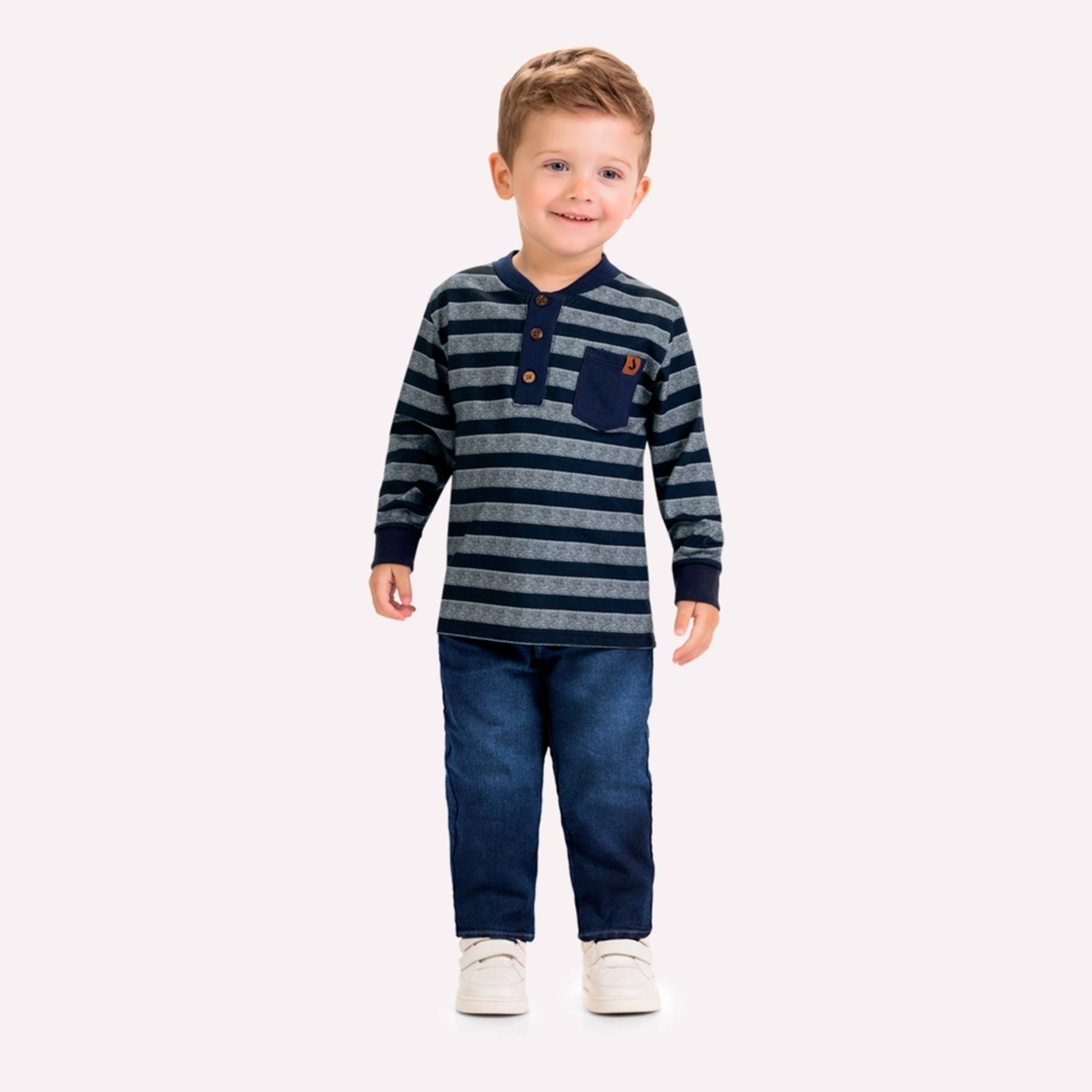 Infantil - Camiseta Menino Listras Milon
