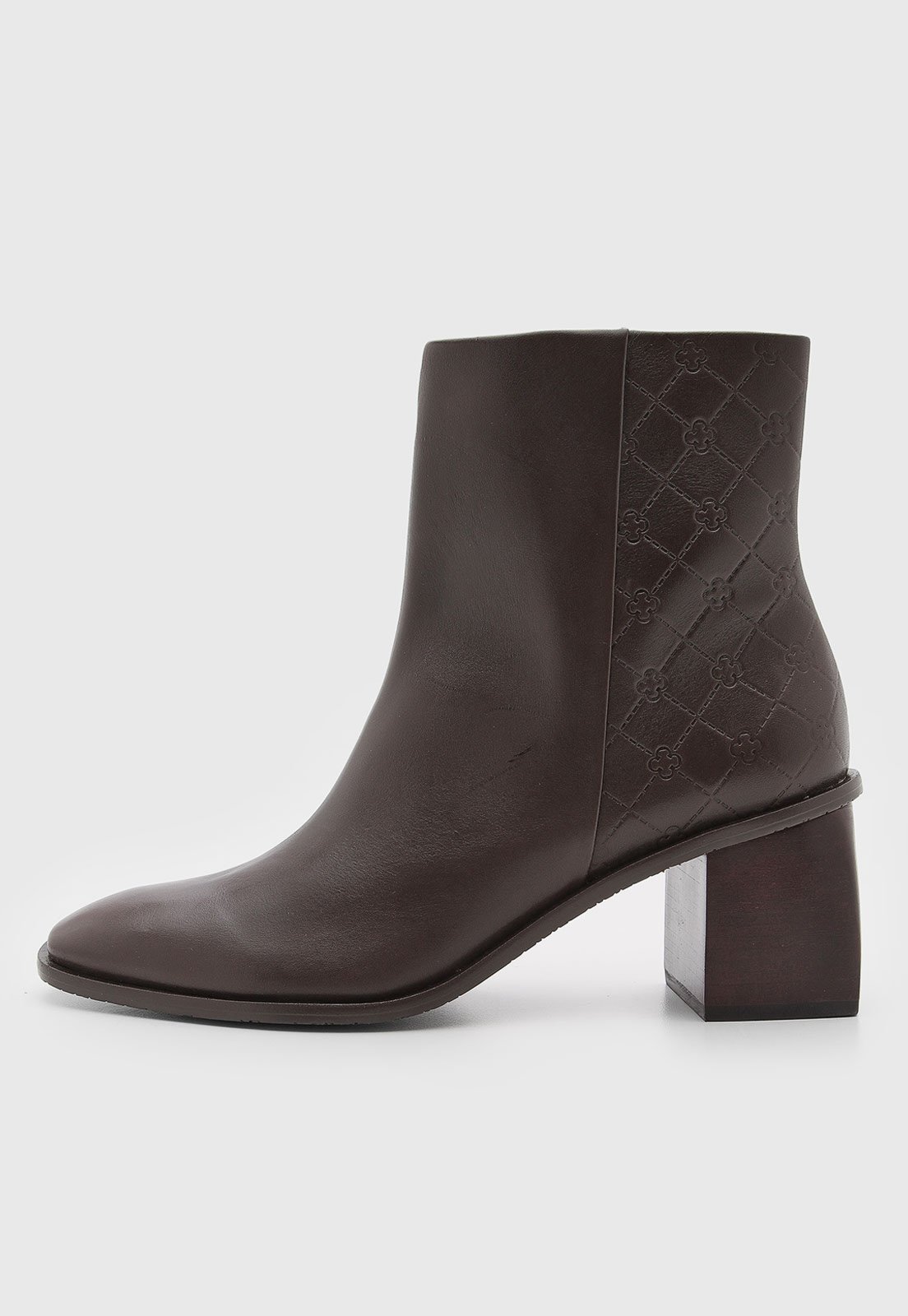 Bota Feminina Capodarte Couro Cano Médio Preto