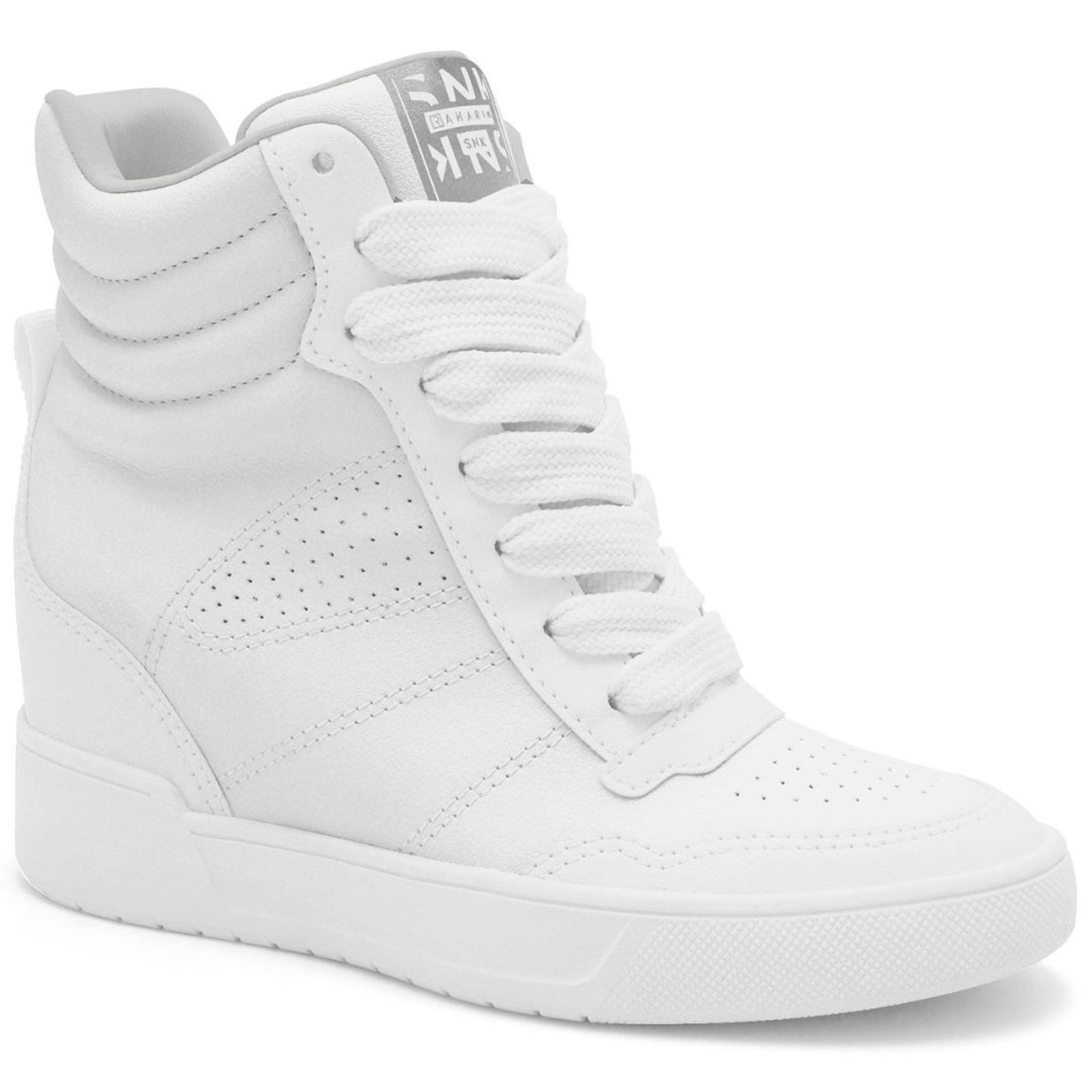 Bota Sneaker Anabela Embutida Ramarim 2591201-1 - Branco