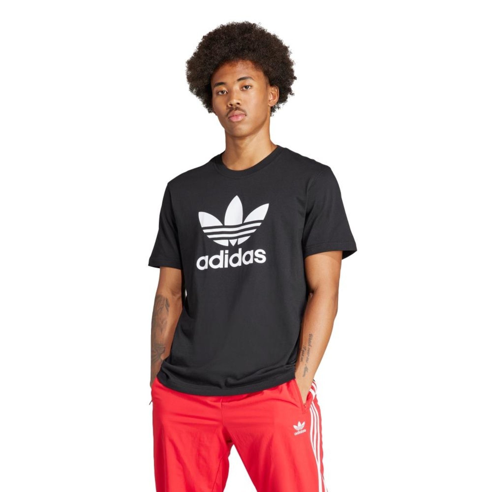 Camiseta Adicolor Trefoil adidas Originals Preto