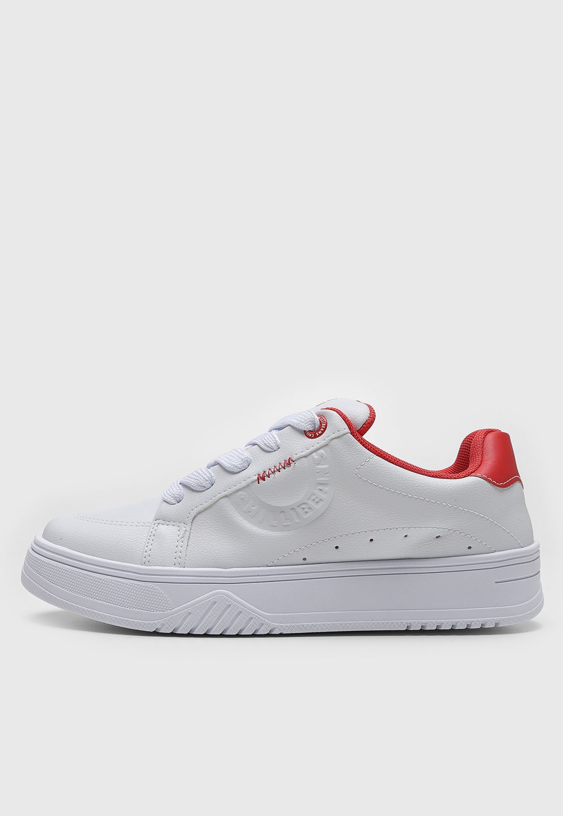 Tênis Masculino Chilli Beans Branco e Vermelho