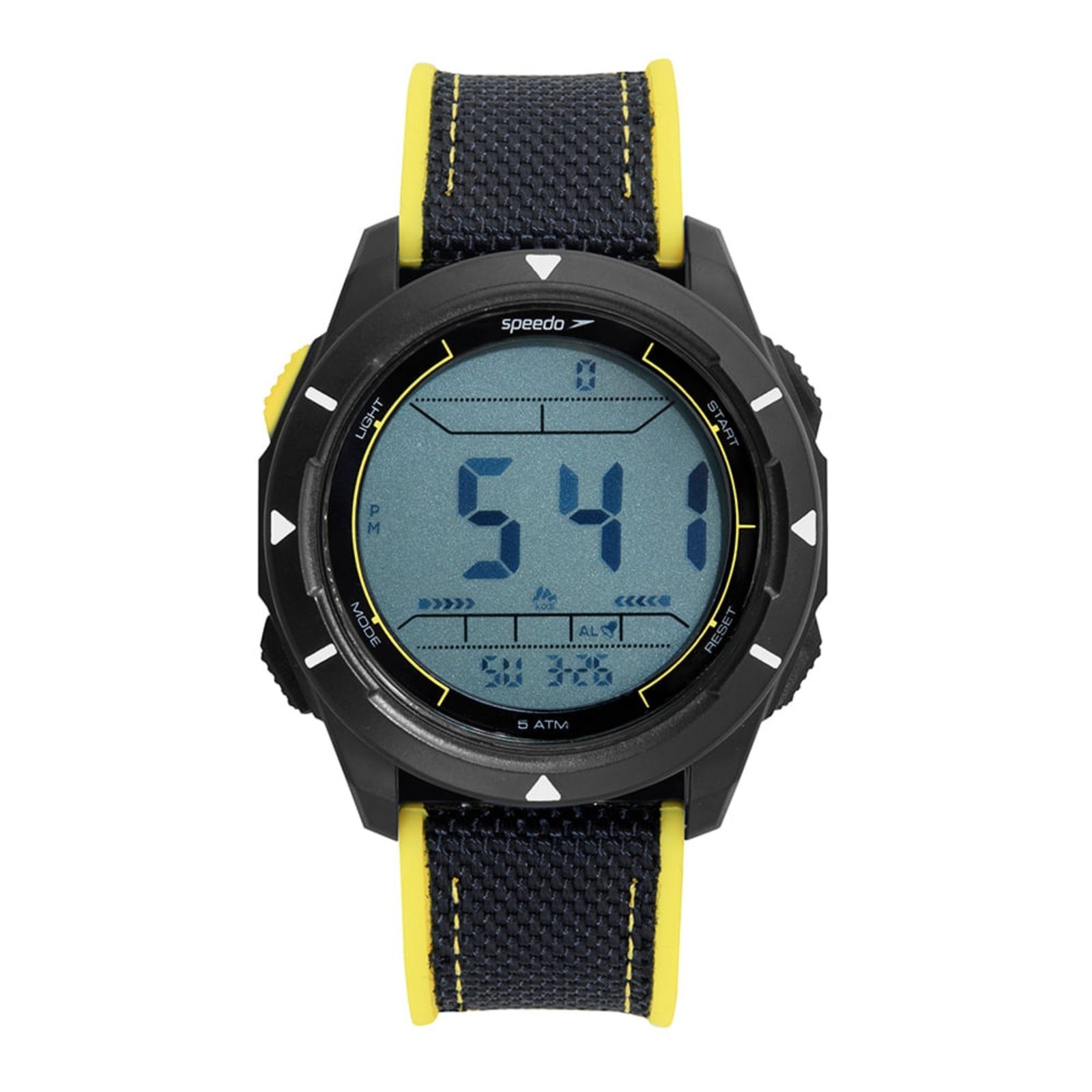 Vista 2 Relógio Masculino Speedo Pedômetro preto Speedo preto