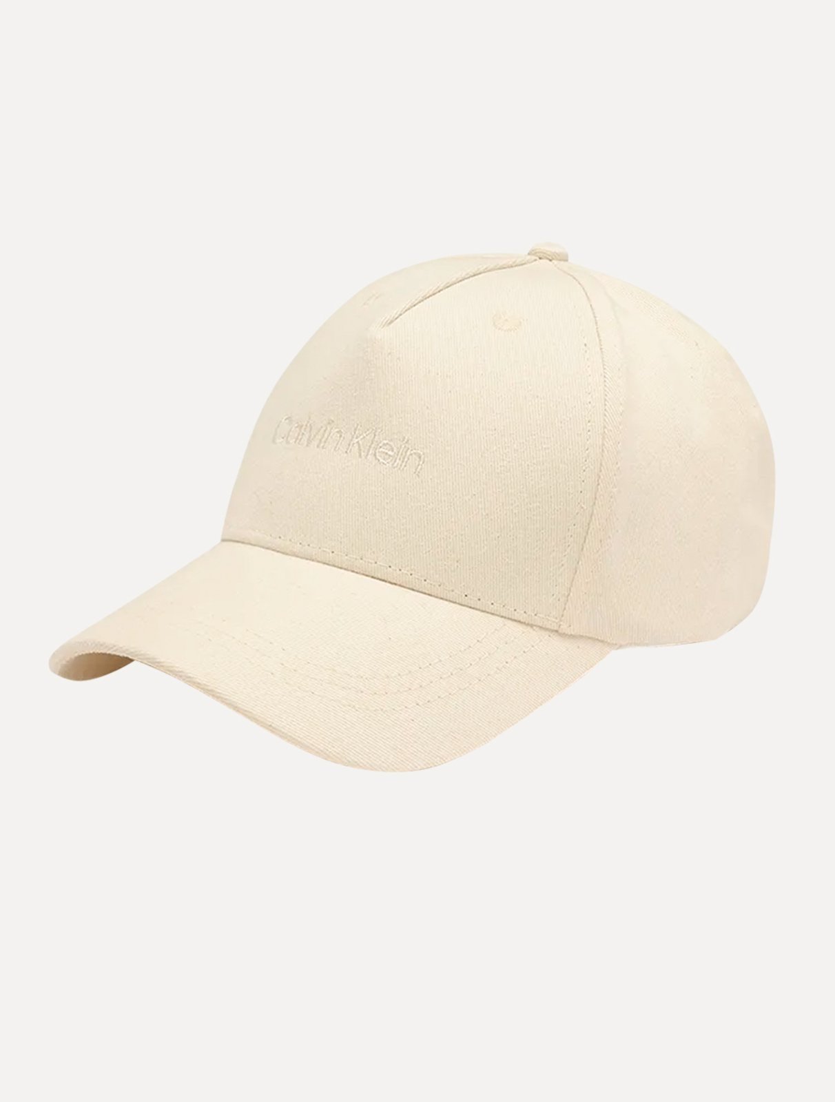 Boné Calvin Klein Masculino 5 Gomos Mono Bordado Off-White