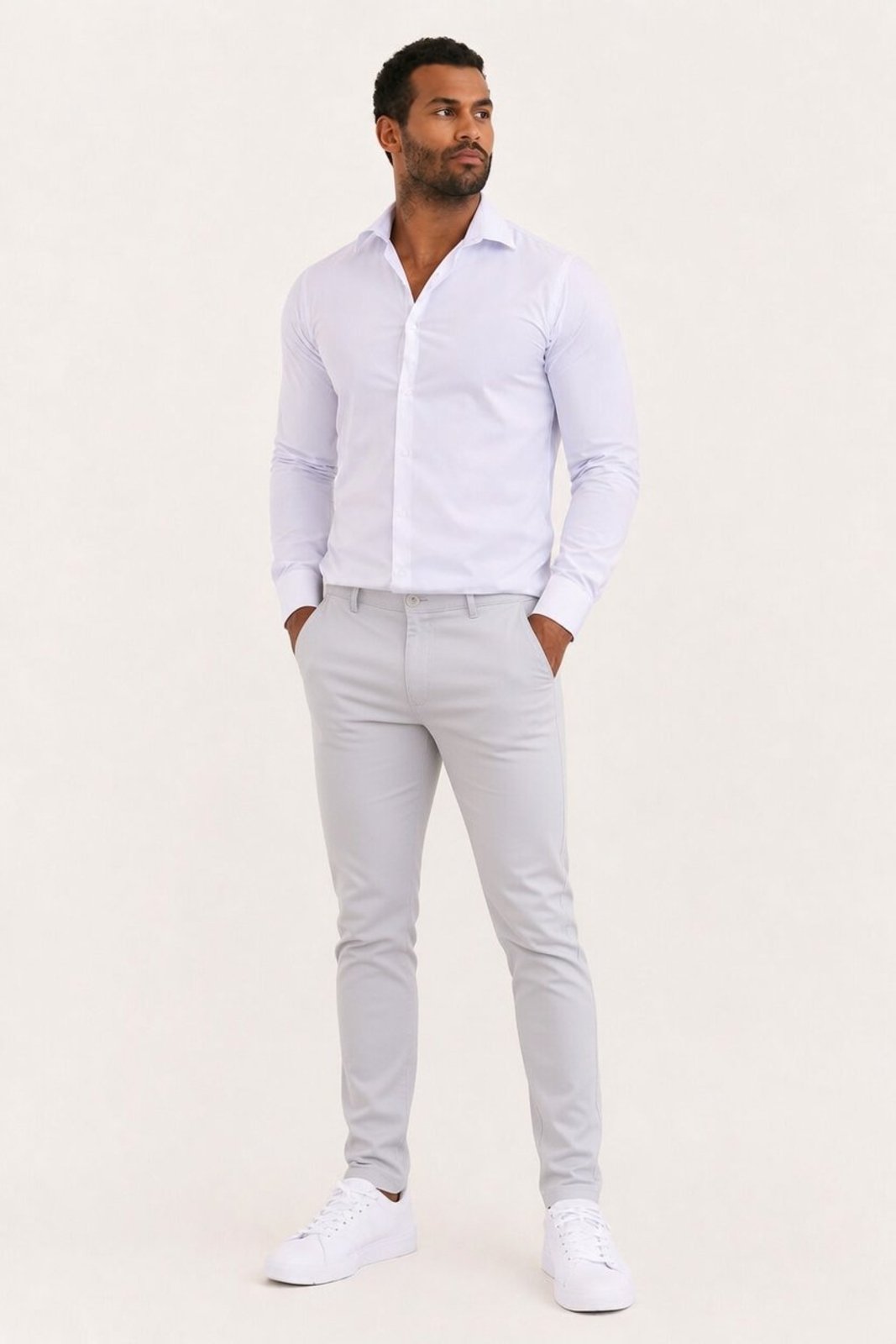 Calça Jeans D Bell Outlet Fashion Skinny Cinza
