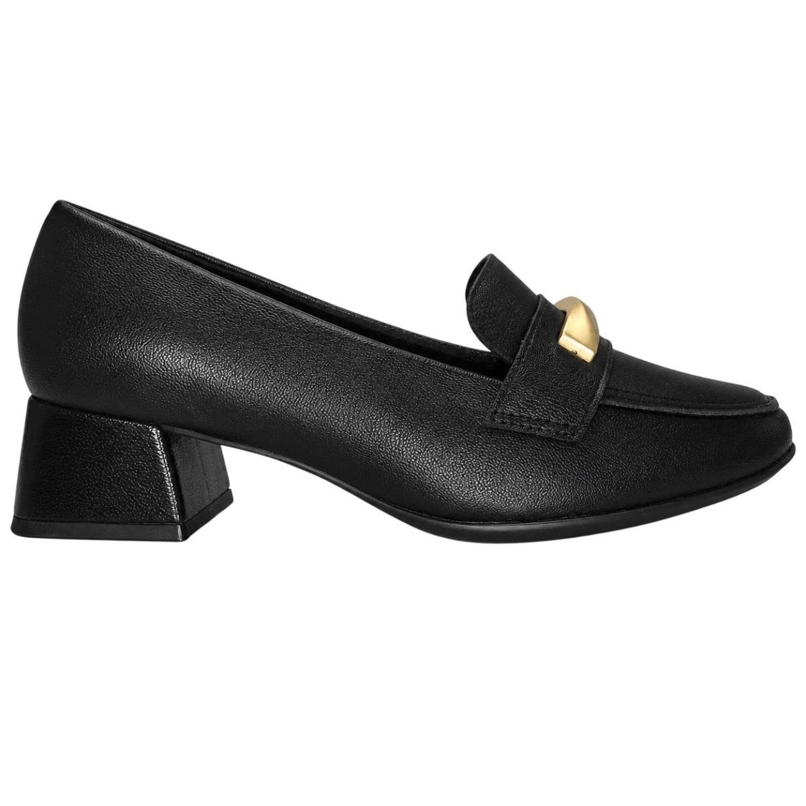 Sapato Salto Baixo Feminino Piccadilly 147329-1 Preto