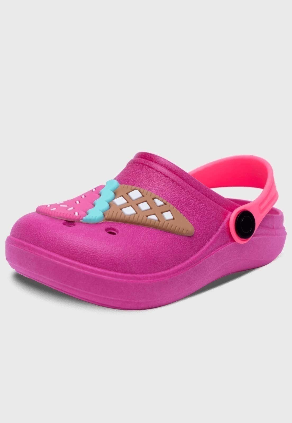 Infantil – Babuche Feminino Pópidi Menina Sorvete Pink