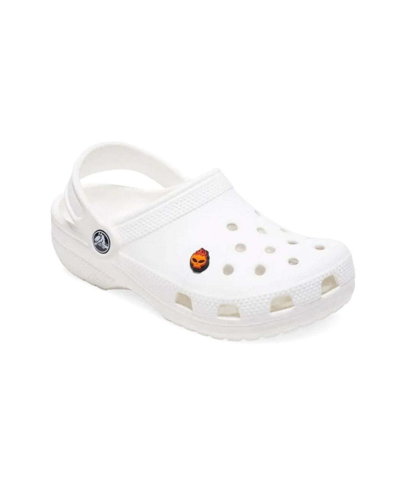 Vista 3 Infantil - Jibbitz Crocs Caveira Flamejante Multicolor Incolor incolor multicolor Crocs incolor multicolor
