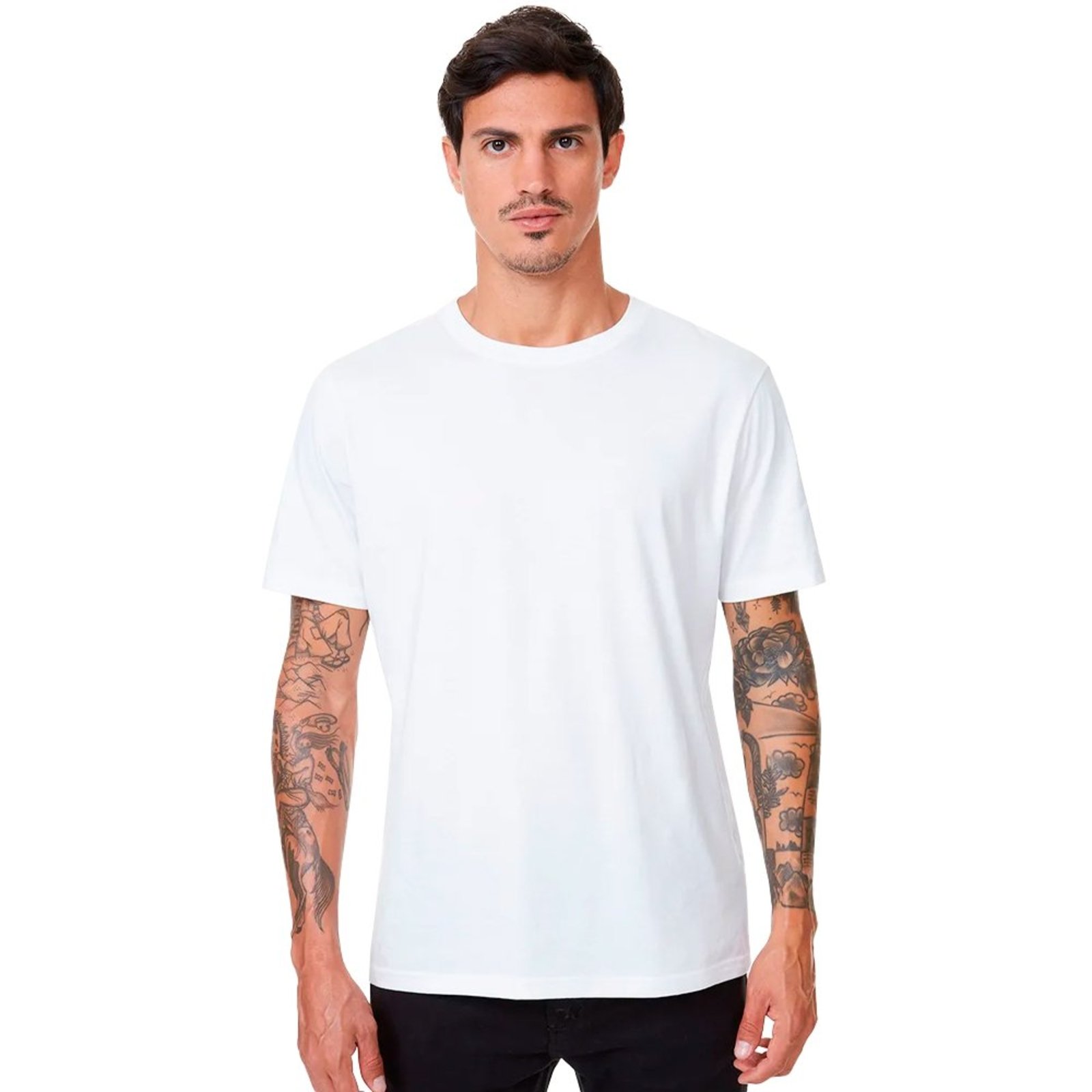 Camiseta John John Regular Basic Pima In24 Branco Masculino