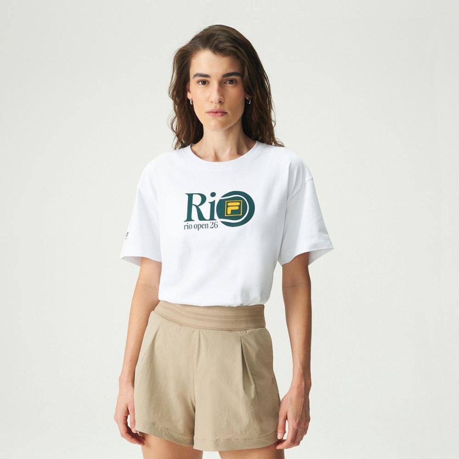 Camiseta Fila Comfort Rio Open 26 Feminina Branco