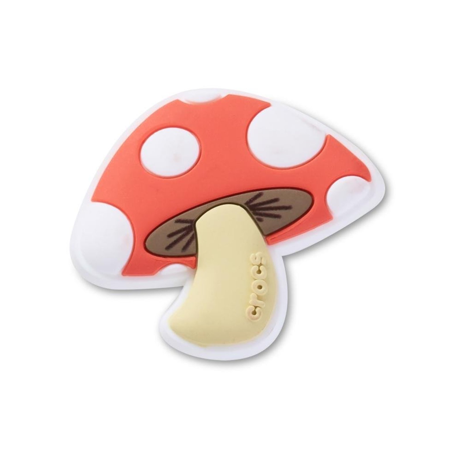 Infantil - Jibbitz™ Cogumelo Pintado Único Branco