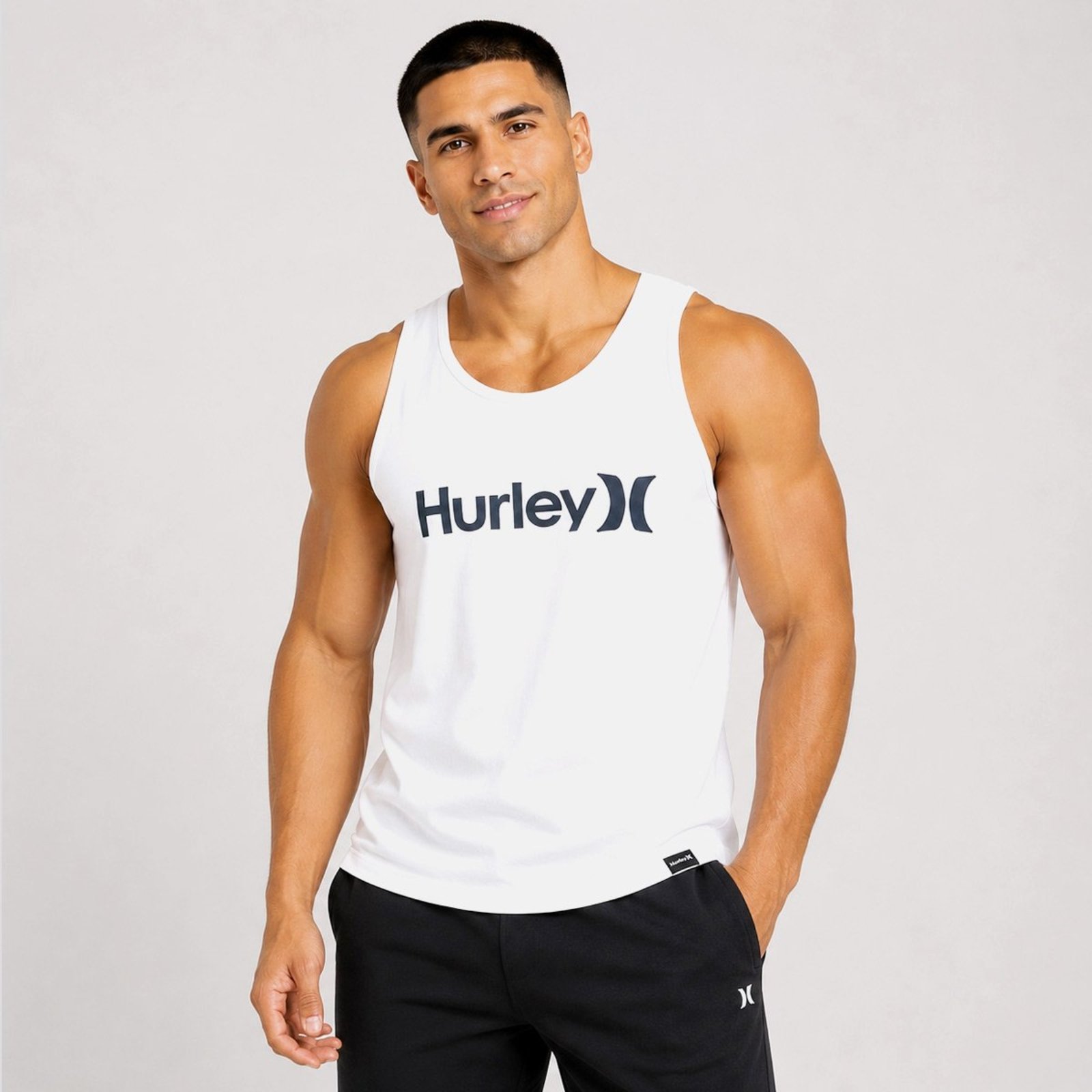 Regata Hurley O&O Solid Logo Branca