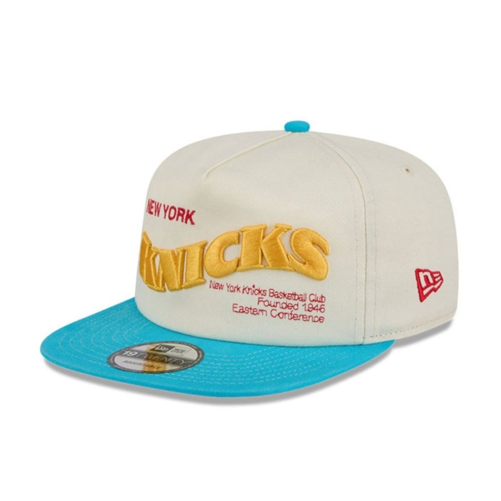 Bone New Era NBA 19TWENTY STRAPBACK New York Knics Branco