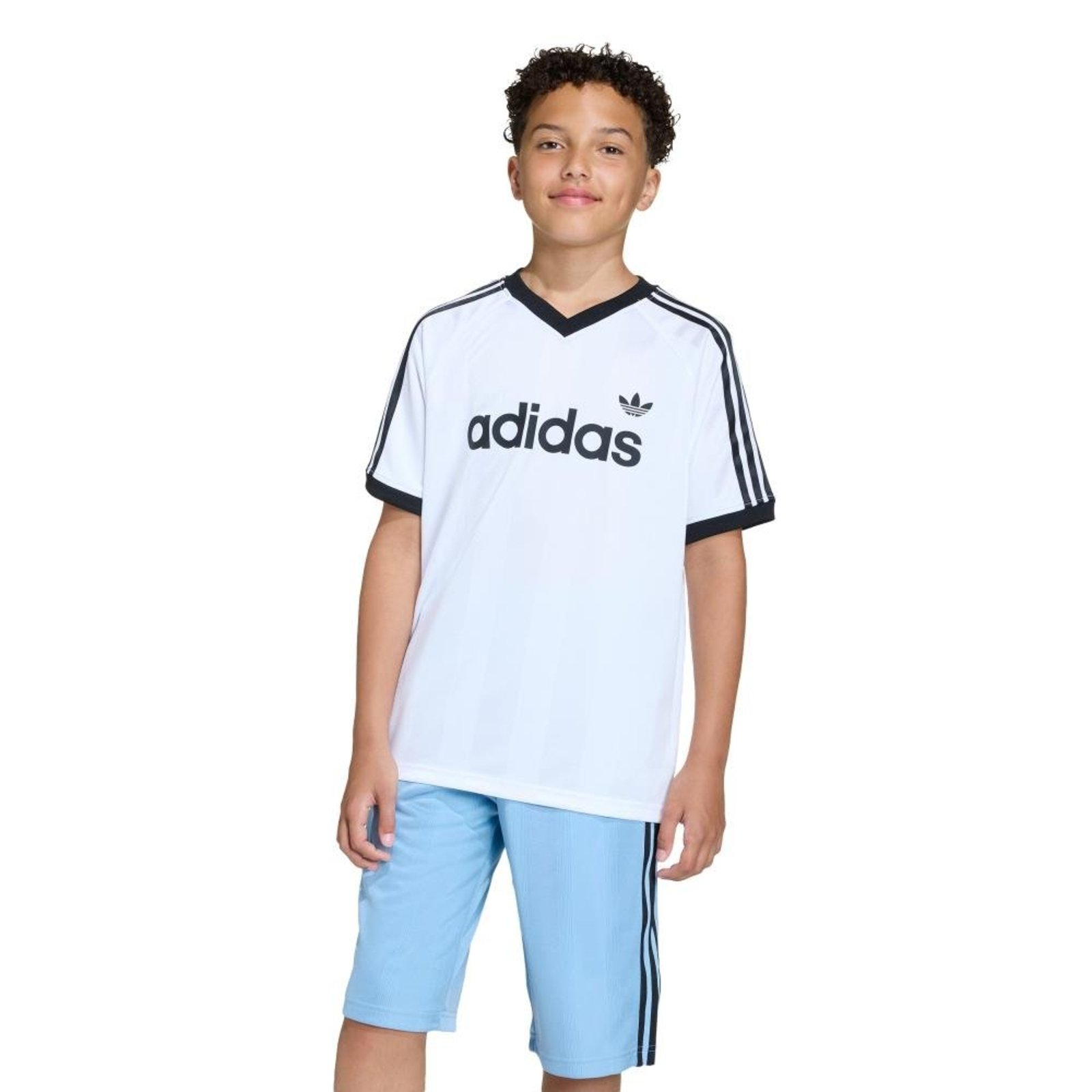 Infantil - Camiseta de Malha Solta Adidas Originals Branco — R$ 199,99 em Dafiti br