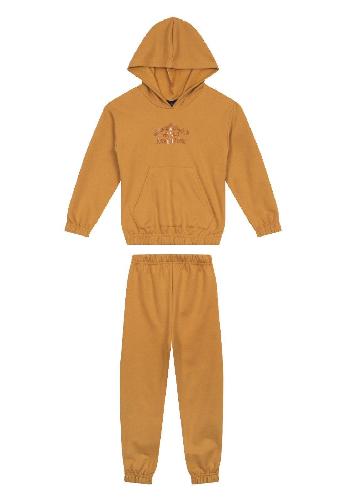 Infantil - Conjunto para Menino de Blusão e Calça Guloseima Marrom