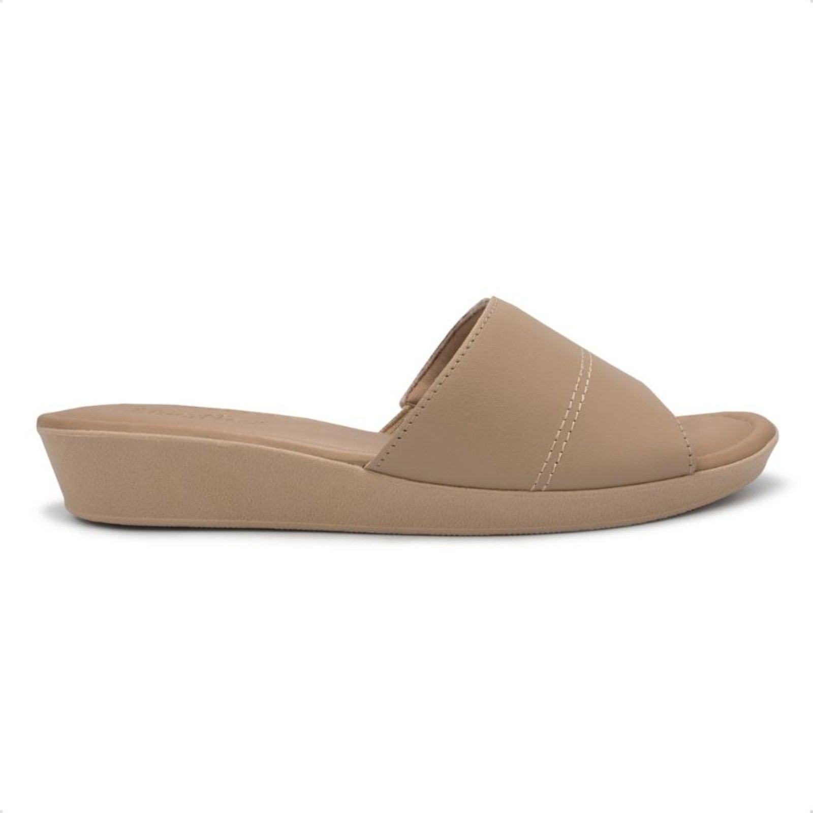 TAMANCO USAFLEX FEMININO PLATAFORMA COSTURA AA3303 Nude