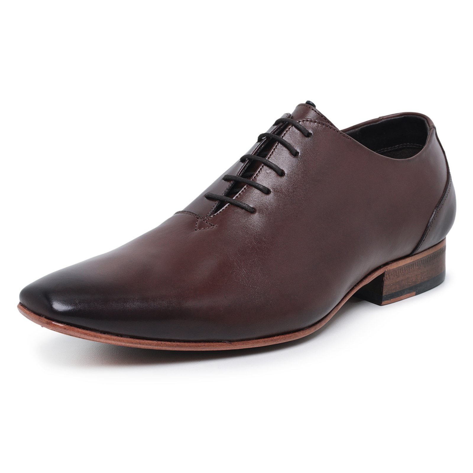 Sapato Social Wholecut Premium em Couro Paulo Vieira cor Tabaco