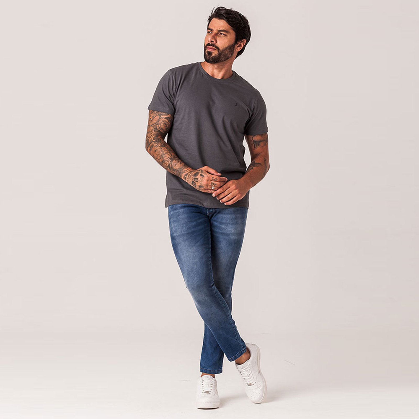 Calça Jeans Skinny Masculina Zune Azul