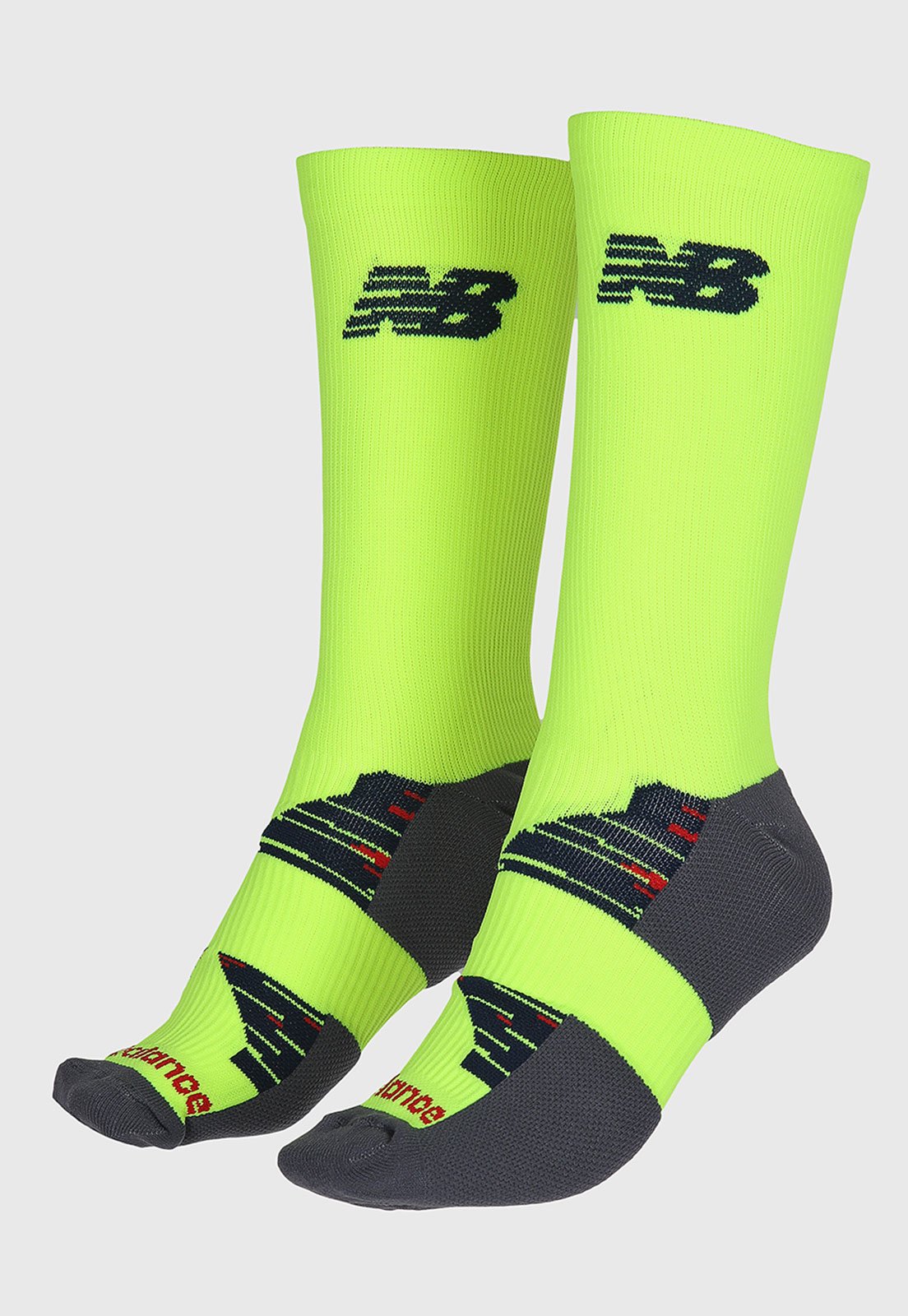 Meia New Balance Performance Running Verde