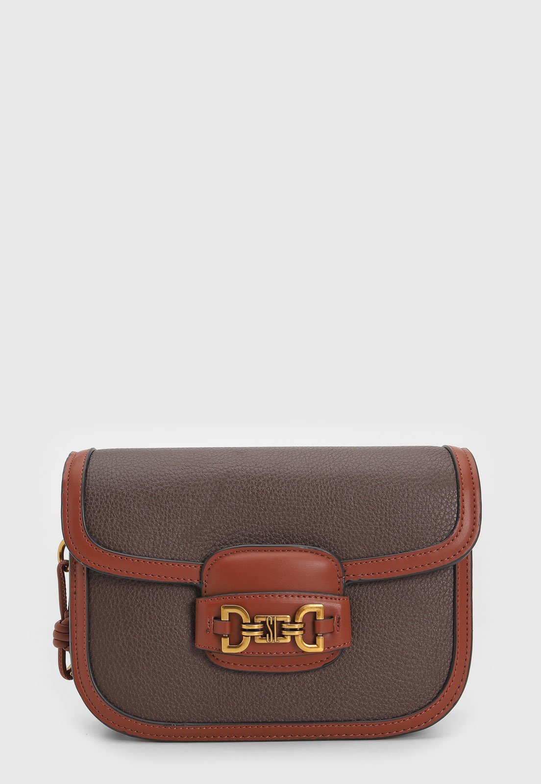 Bolsa Tiracolo Santa Lolla Alça Ajustável Marrom
