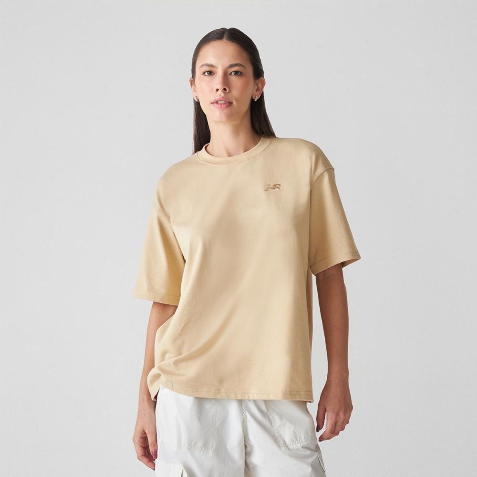 Camiseta Oversized Small Logo Feminina