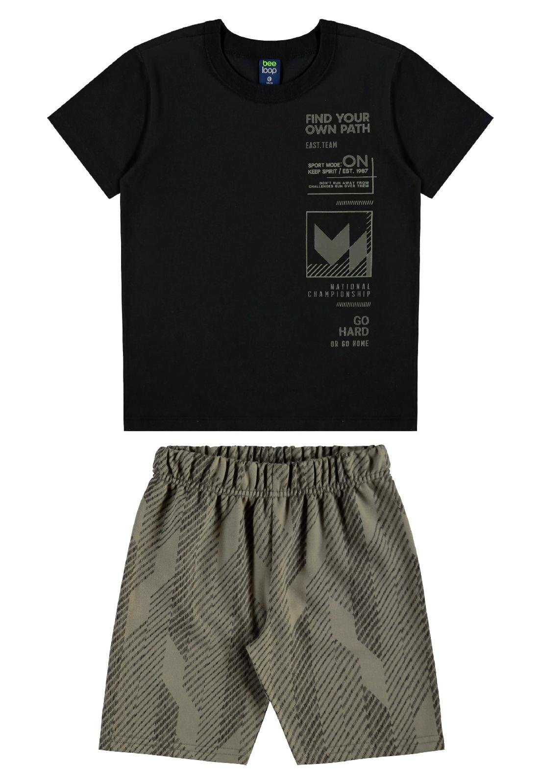 Infantil - Conjunto Own Your Path Bee Loop Branco