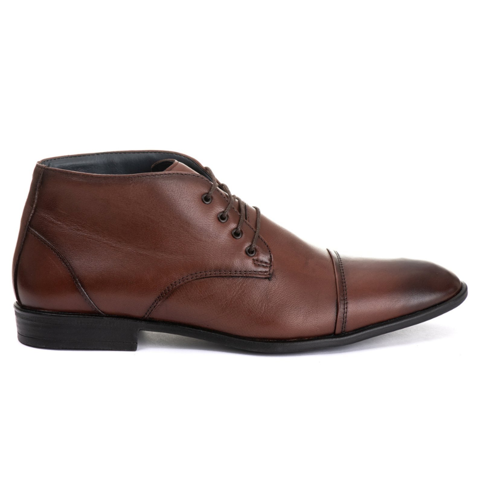 Bota Derby Social Tombstone em Couro Marrom