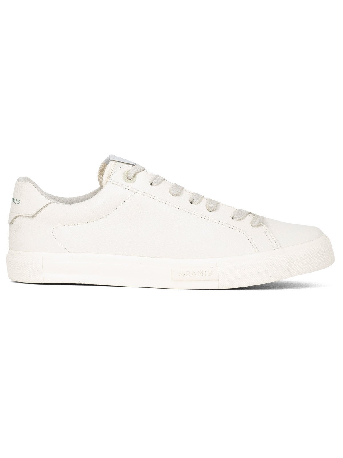Tênis Masculino Aramis Casual Easy Off Couro Confortável Branco Off White