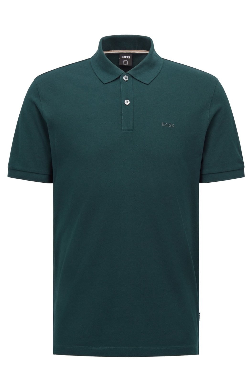 Camisa Polo Em Algodão Orgânico Com Logo Bordado