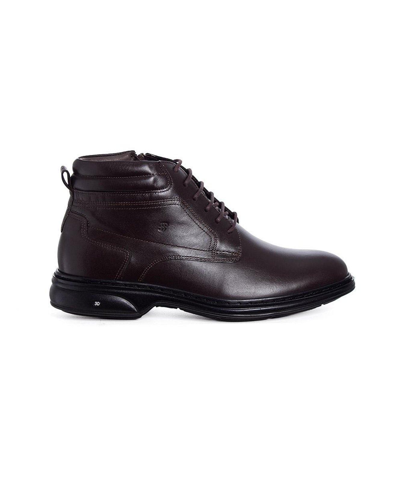 Bota Masculina Jota Pe 3d Evolution Couro Marrom Incolor