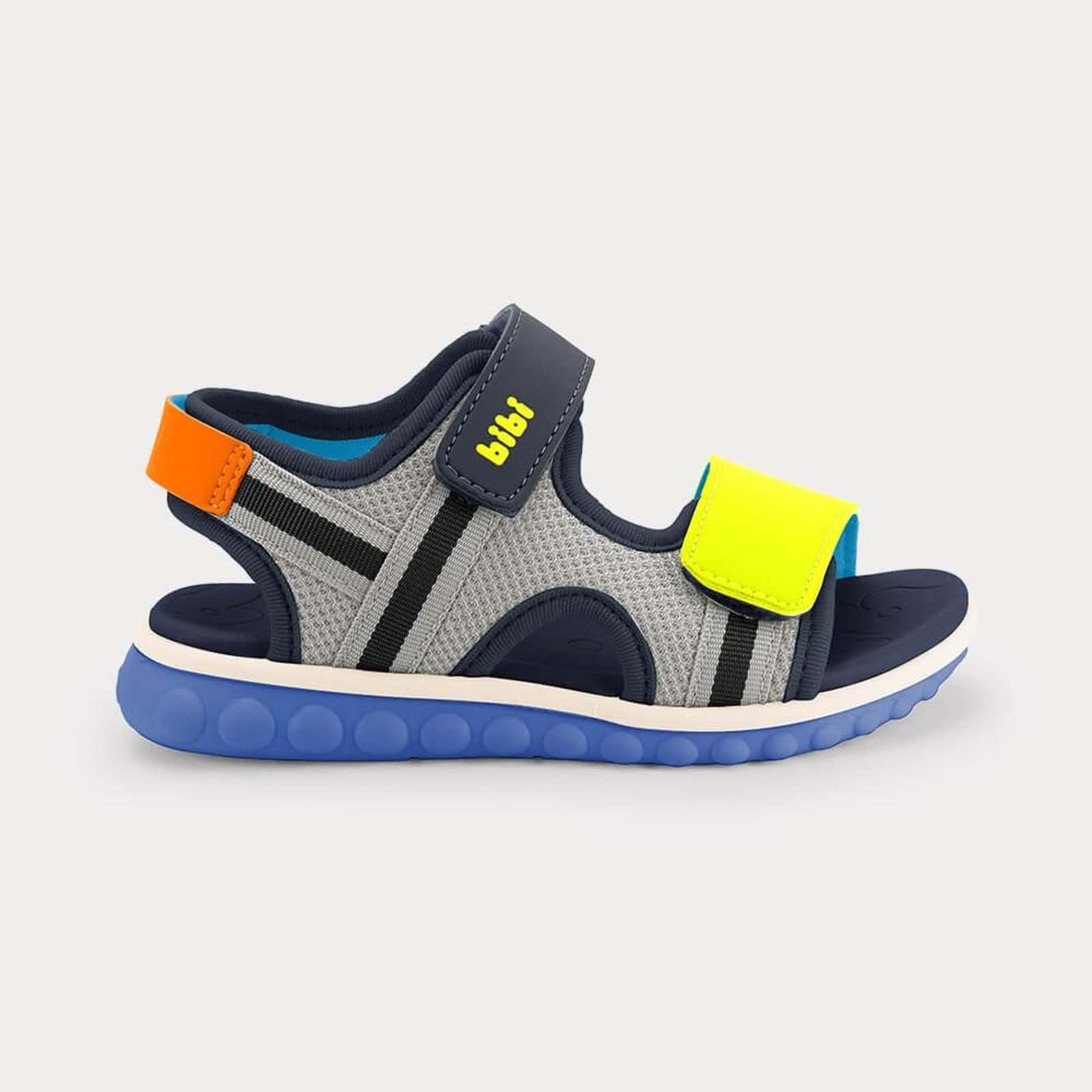 Infantil - Sandália Bibi Summer Roller Sport 3.0 Cinza com Azul 1289011 20