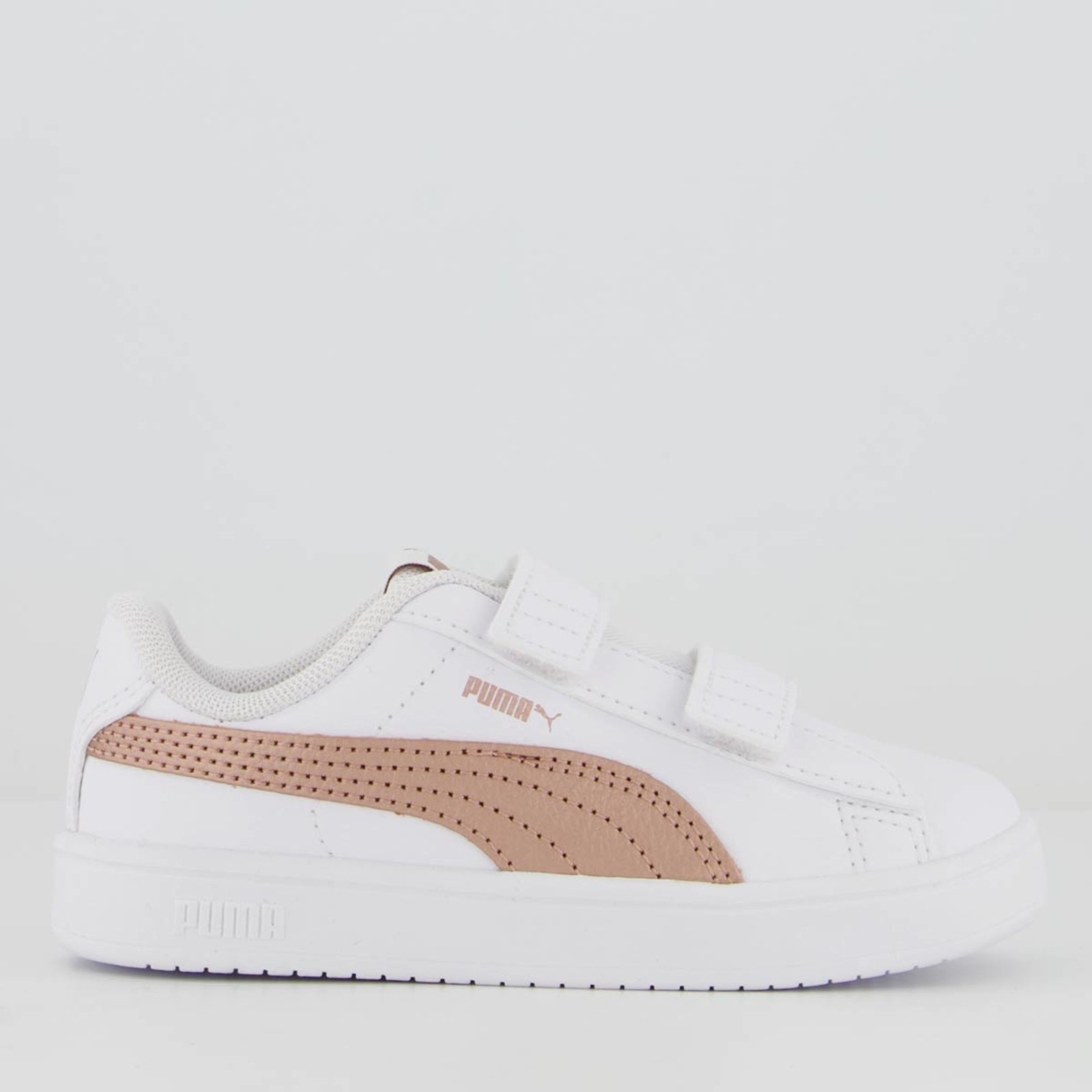 Tênis Puma Rickie Classic V Branco e Rosa