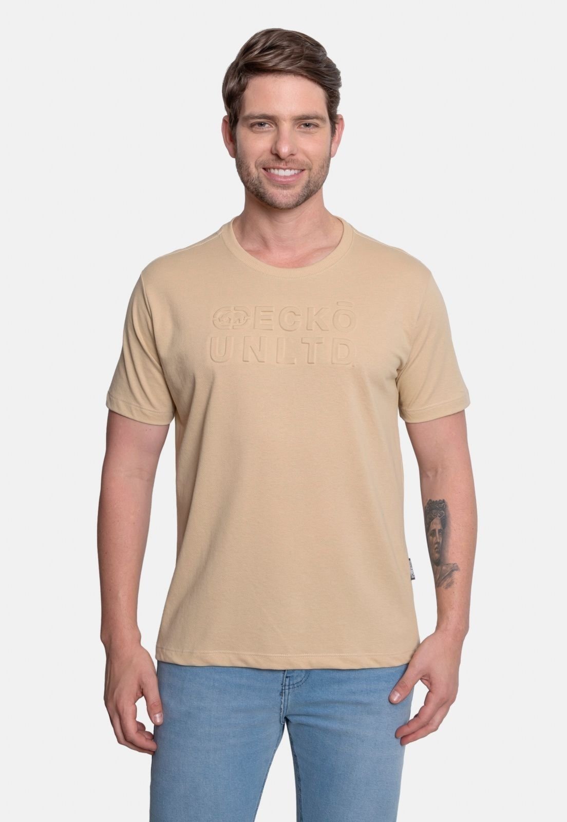Camiseta Ecko Especial Bege