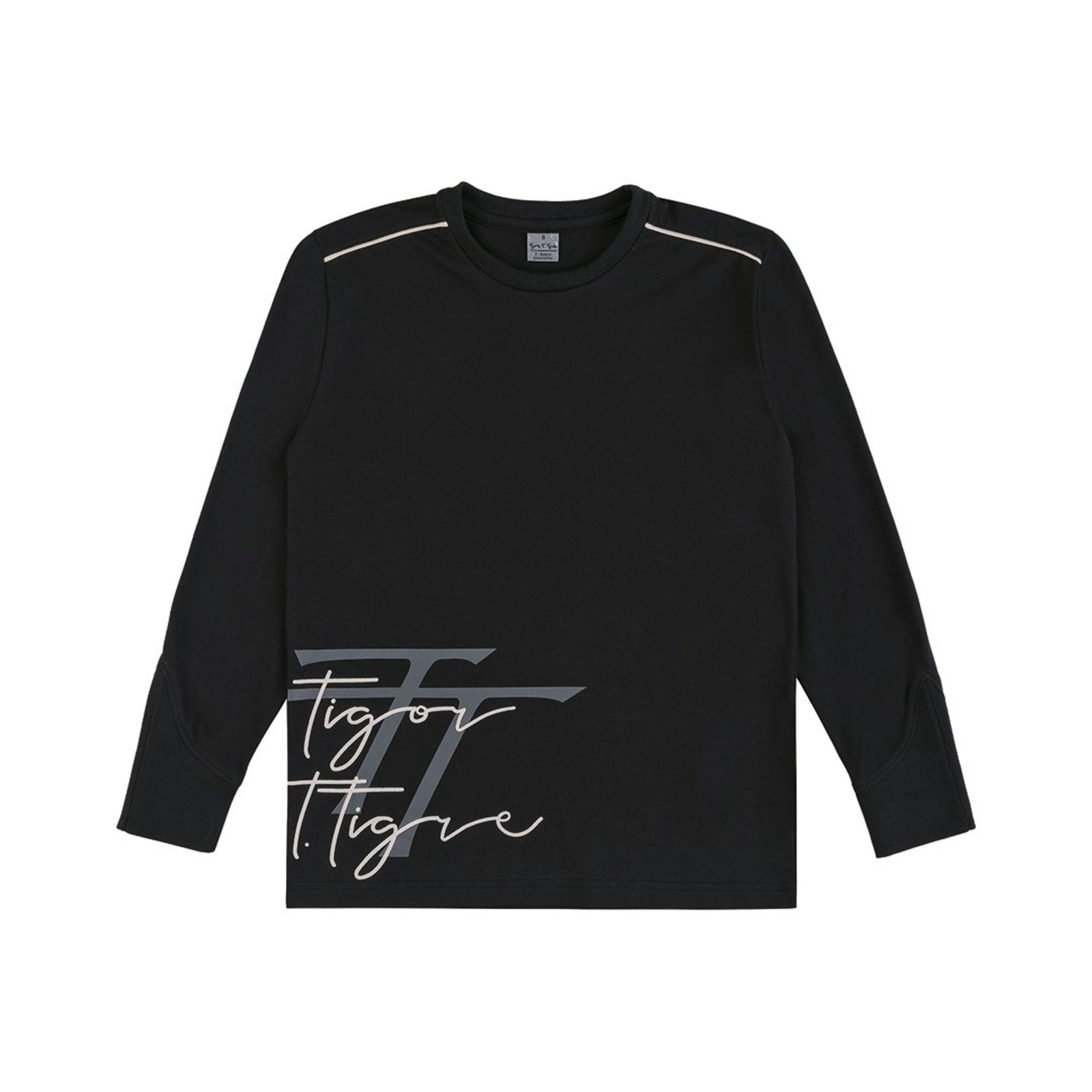 Infantil - Camiseta Manga Longa Tigor T. Tigre
