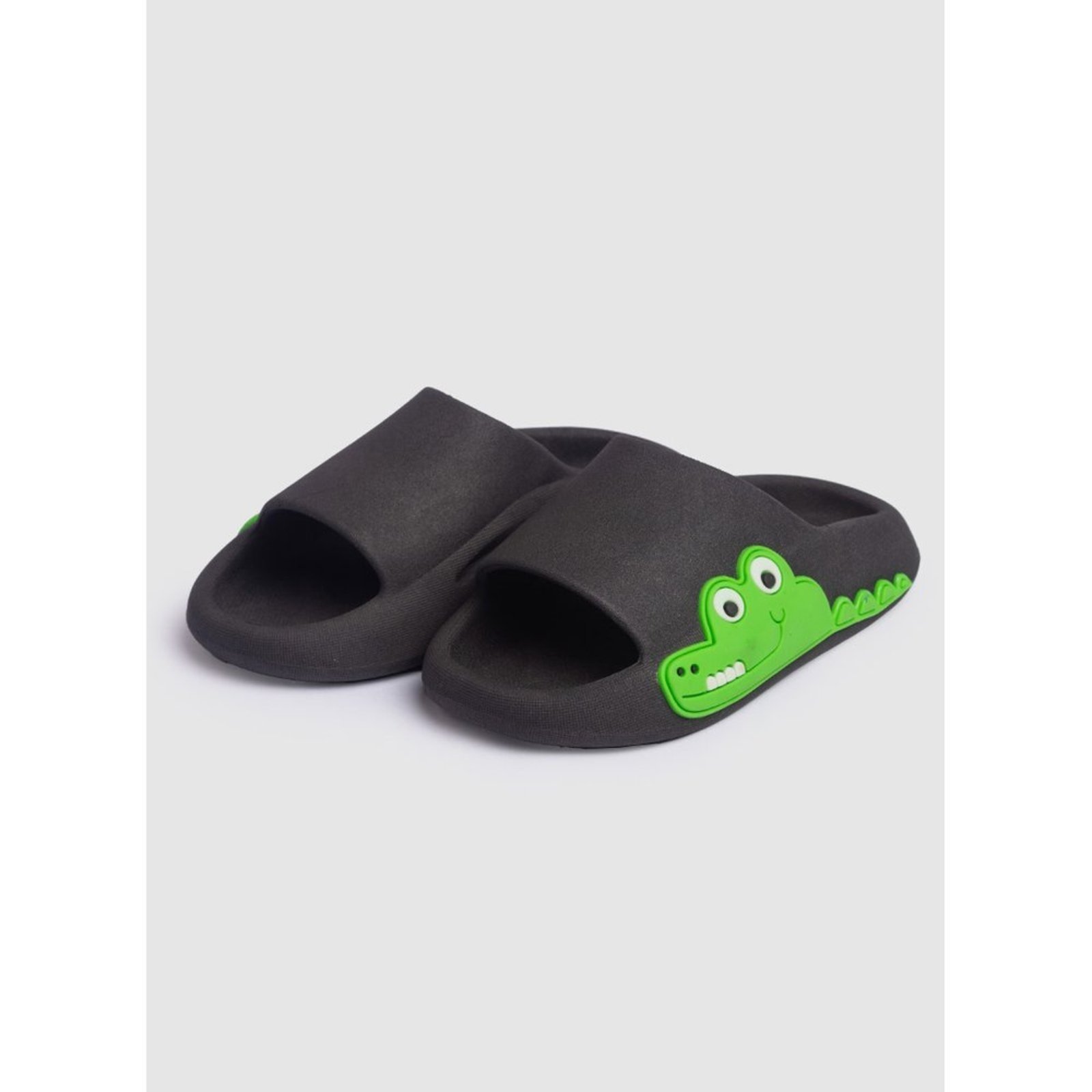 Infantil – Chinelo Nuvem Preto Menino jacaré
