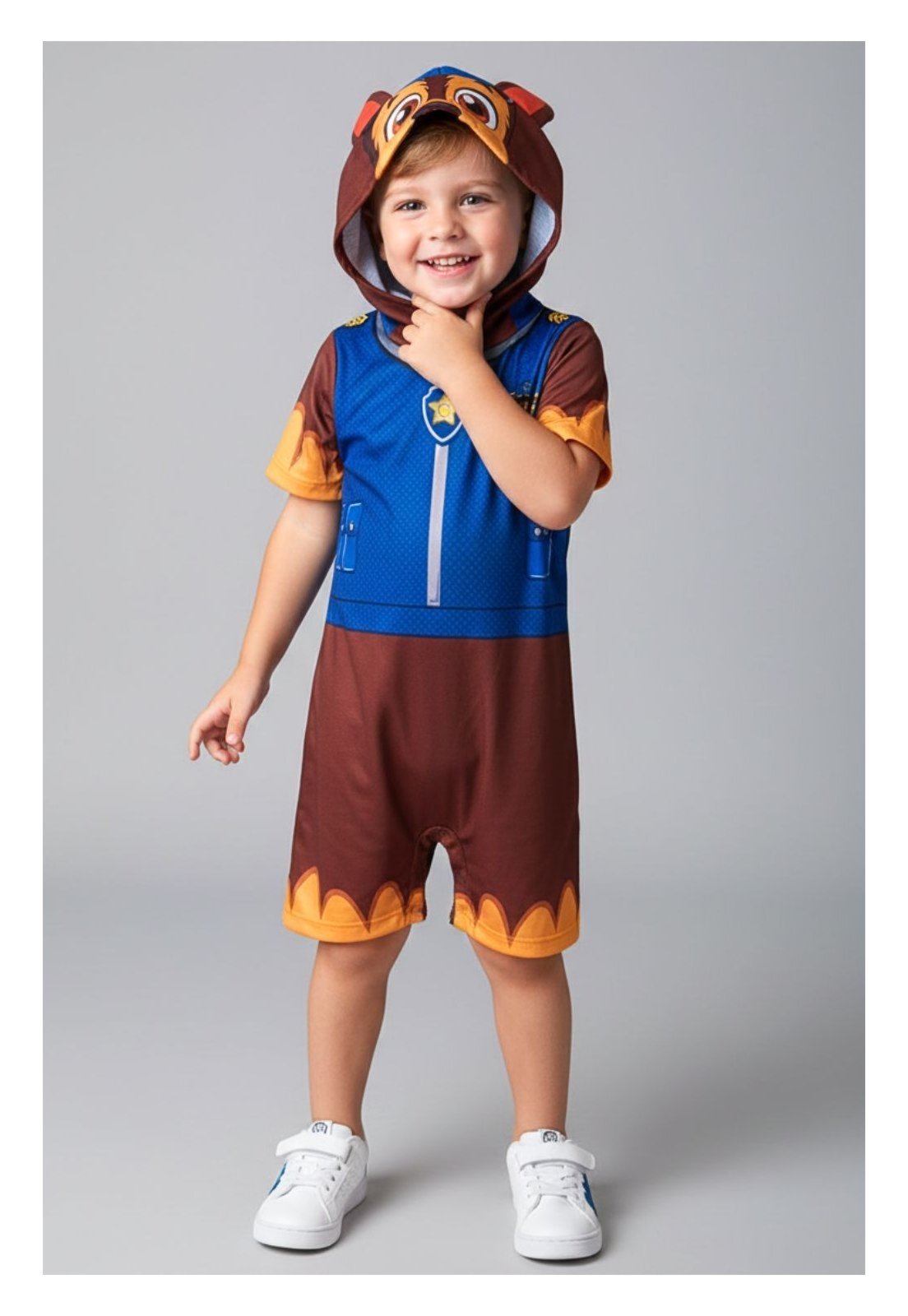 Infantil - Macacão Patrulha Canina Masculino Chase