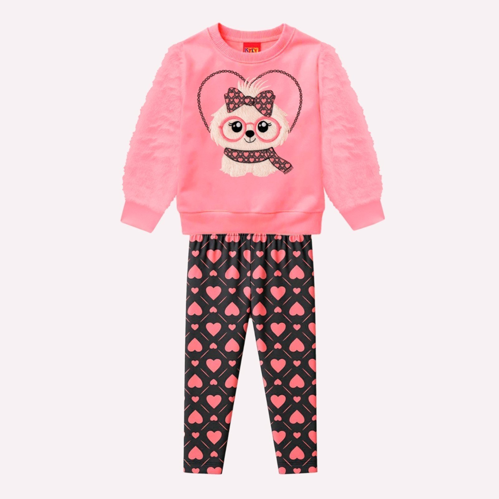Infantil - Conjunto Menina Cachorrinho Kyly