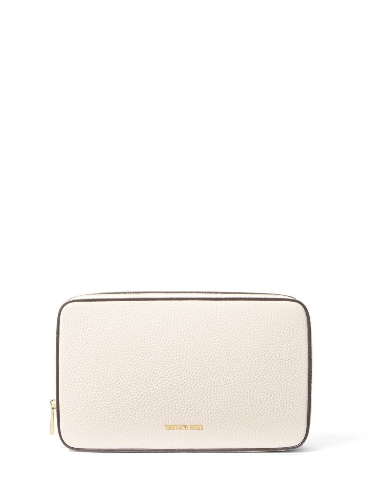 Vista 2 Necessaire Organizadora De Couro 32T5gtmv3l289 Michael Kors branco