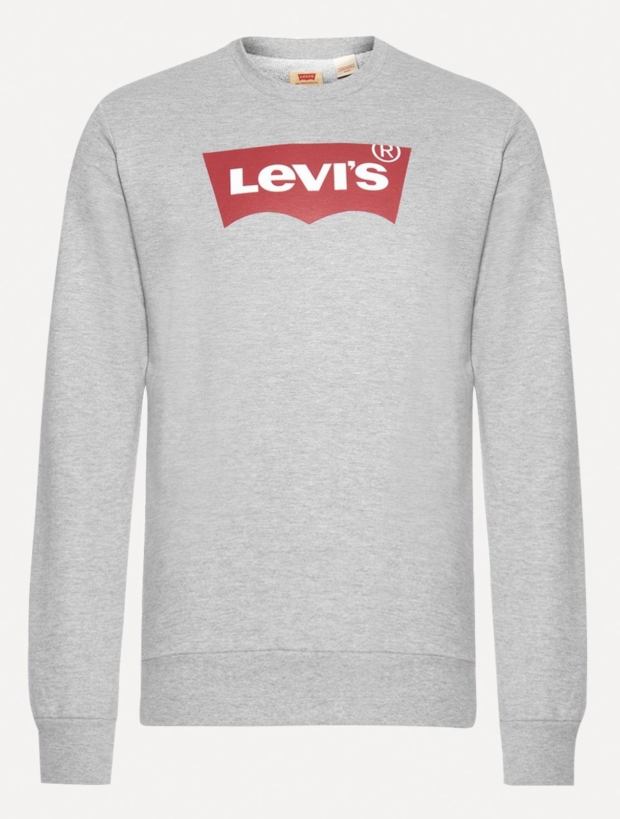Moletom Levis Masculino Crewneck Batwing Cinza Mescla